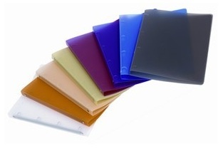 Rõngaskaaned OPALINE A4 sinine