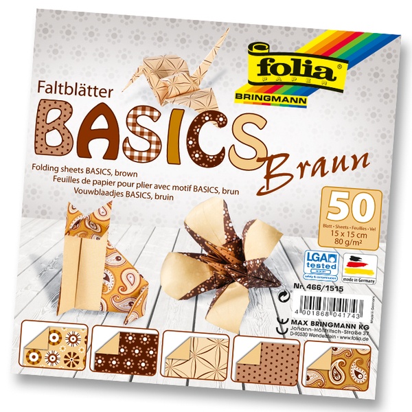 Voltimispaber Basics PRUUN 15*15cm 50L