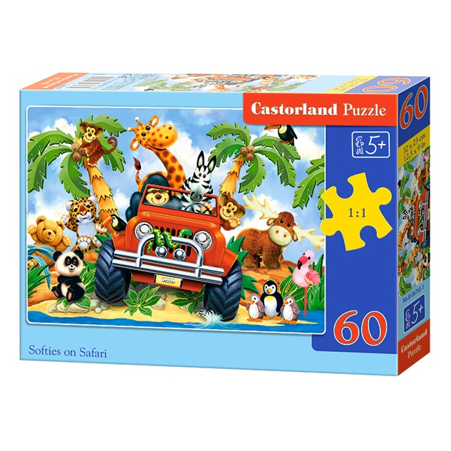 Pusle 60-osaline „Safari loomad“