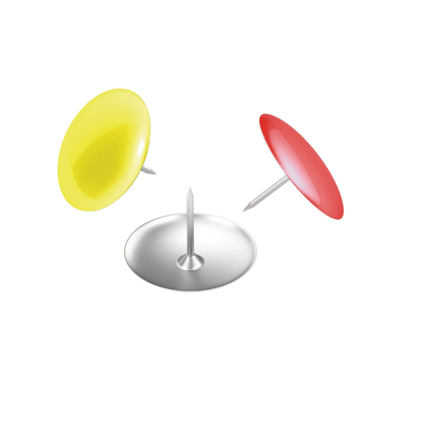 Knopkad värvilised Erich Krause, kartongkarbis 100tk image 2