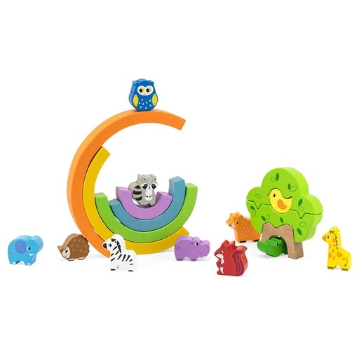 Viga Toys Tasakaalumäng Vikerkaar image 3