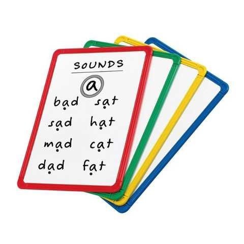 Valge magnettahvel plastraamiga image 2