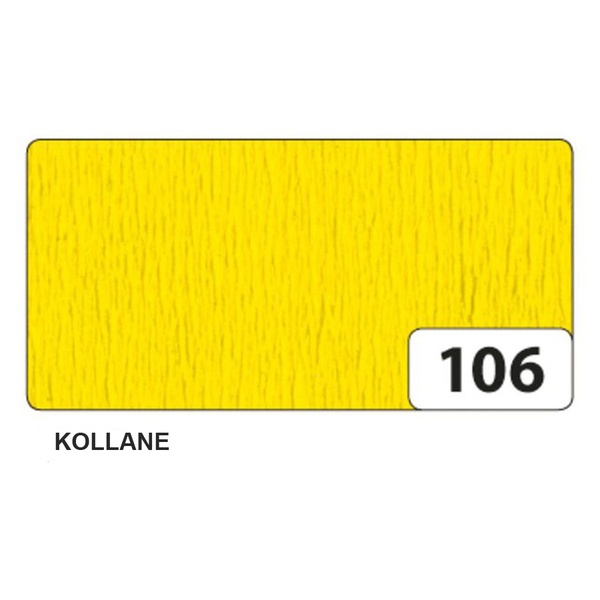 Krepp-paber FOLIA kollane 250x50 cm