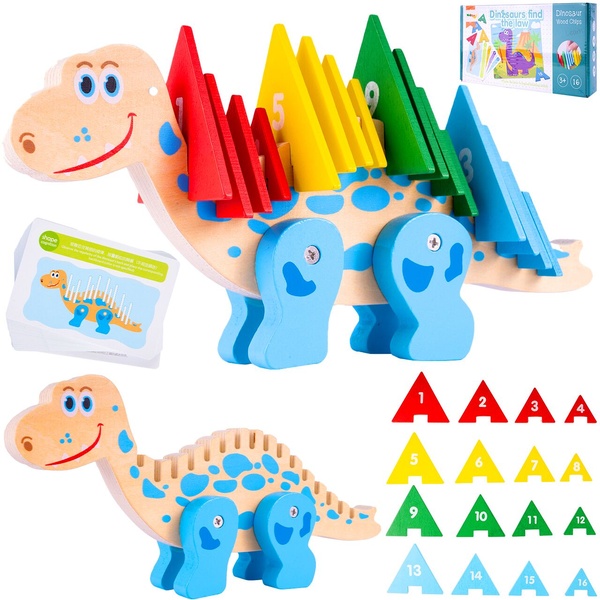 MalPlay puidust dinosauruse pusle image 2