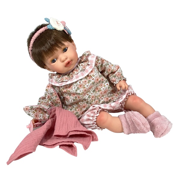 NINES nukk NOA tumedate juustega 45 cm, nutab