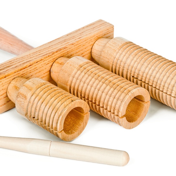 Puidust Guiro Trio
