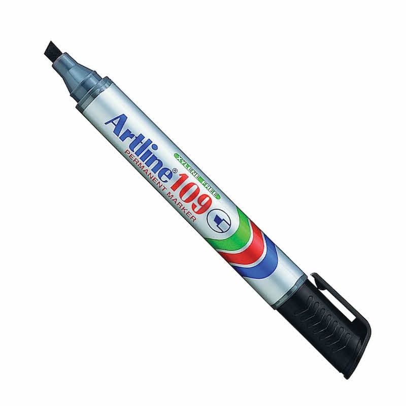 Marker ARTLINE, lõigatud ots, must