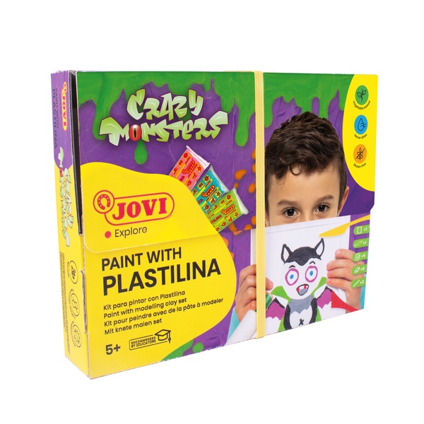 Plastiliiniga maalimise komplekt "Crazy Monsters"
