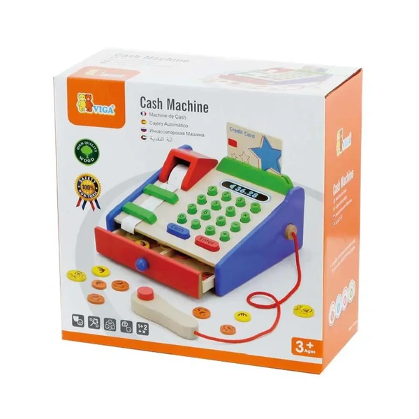 Viga Toys puidust puidust kassa image 5