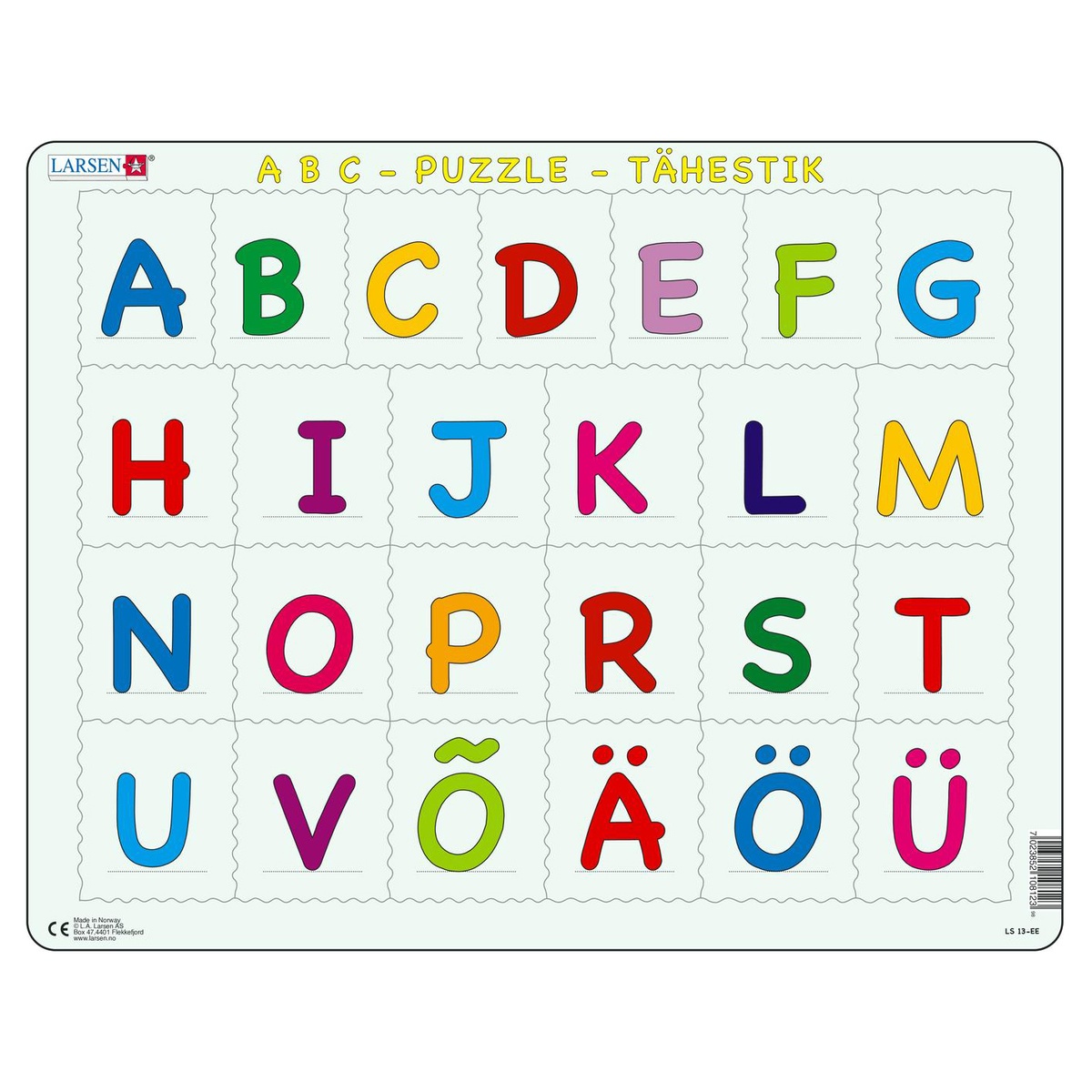 Larsen pusle ABC-Tähestik