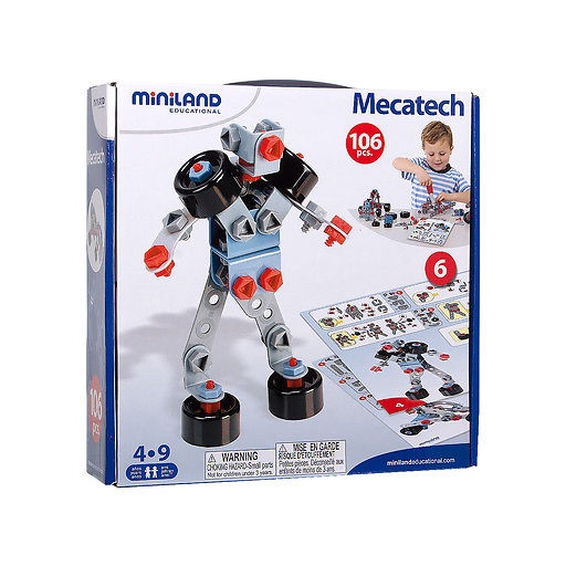 Konstruktor "Mecatech" Miniland 106 osa