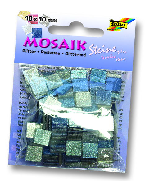 Mosaiik-kivid sinised toonid 190tk/pk, 10x10mm