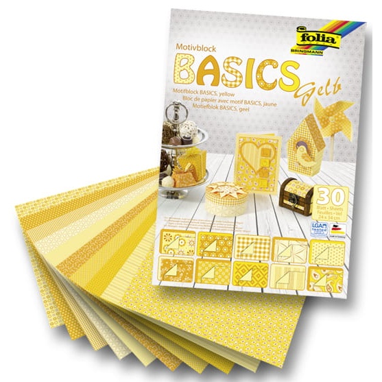 Motiivkartong Basics KOLLANE, 24x34cm, 30 lehte/pk