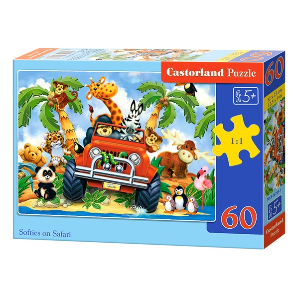 Pusle 60-osaline „Safari loomad“