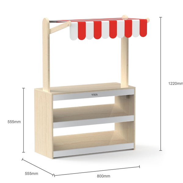 Viga Toys poemäng: Puuviljalett image 2