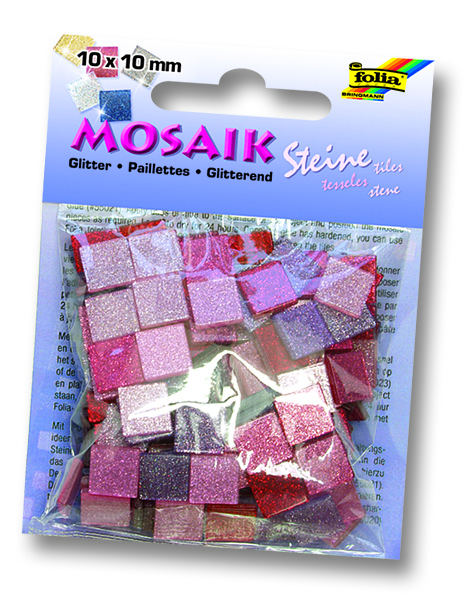 Mosaiik-kivid roosad toonid 190tk/pk, 10x10mm
