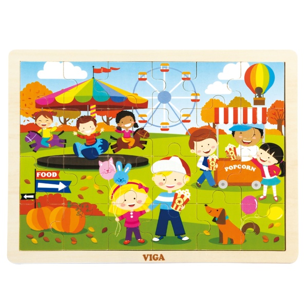 Viga Toys puidust pusle SÜGIS