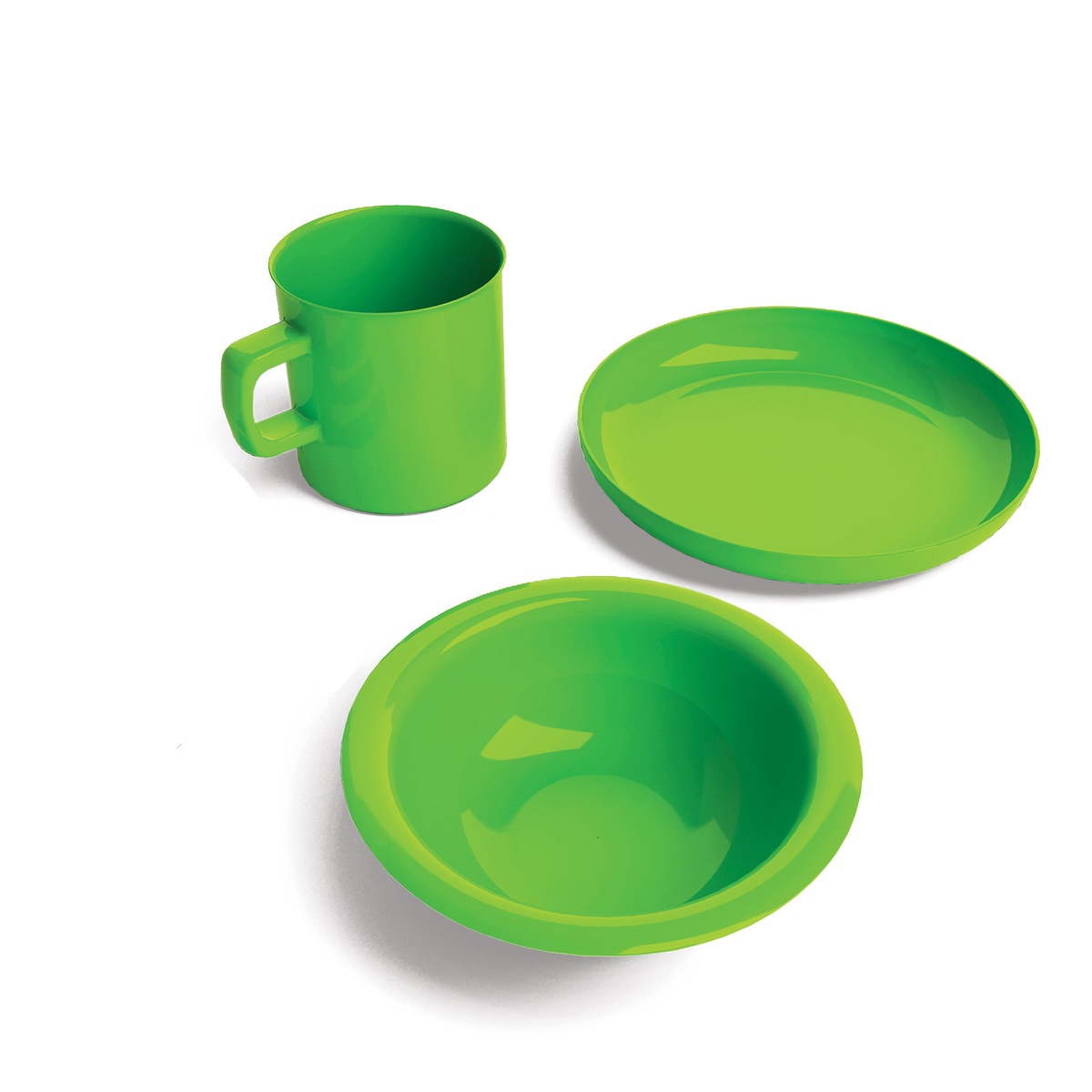 Laste nõude komplekt VÄRVILINE