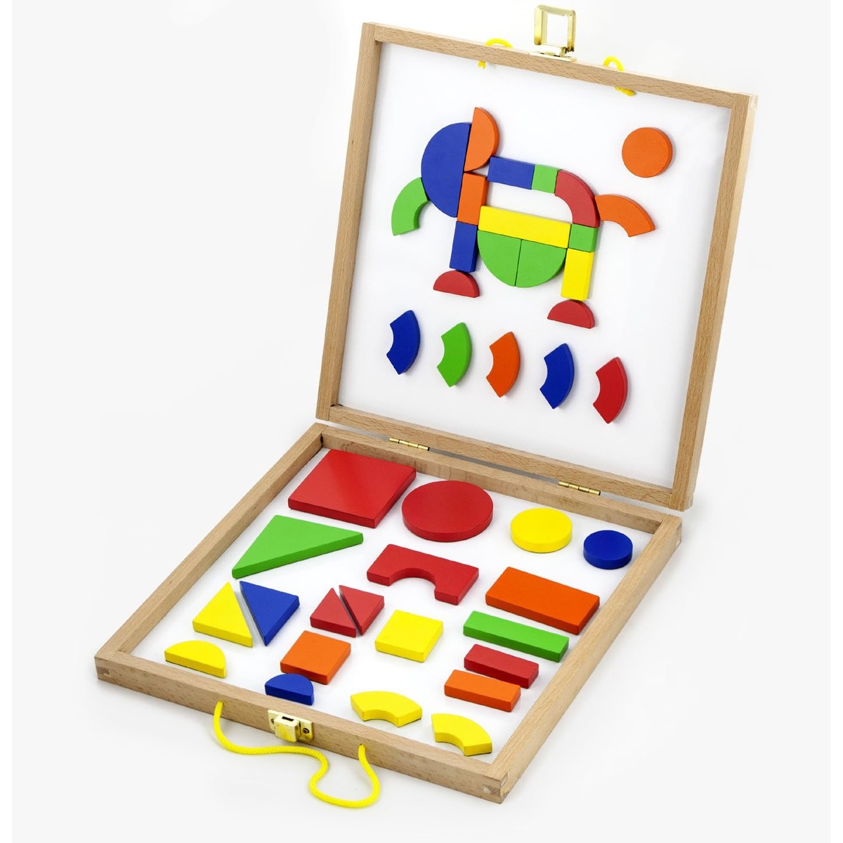 Viga Toys magnetmäng kujunditega