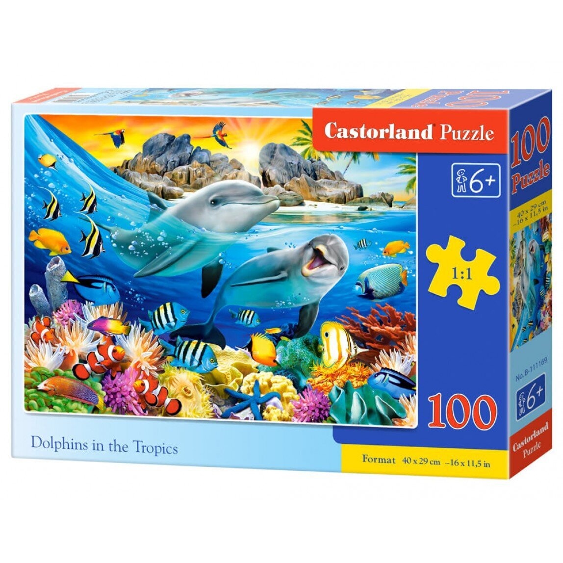 Pusle 100-osaline "Delfiinid troopikas"