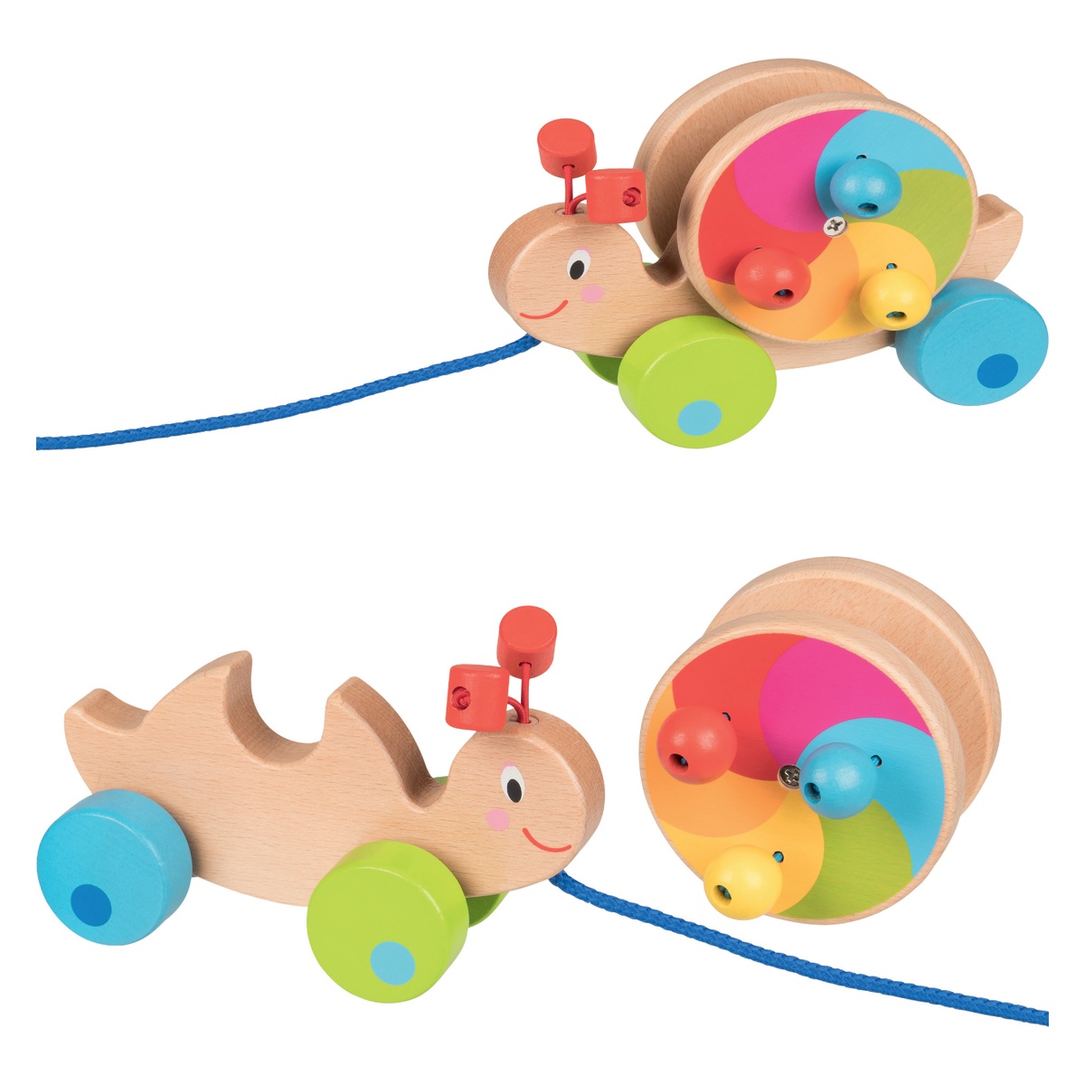 Puidust järelveetav tigu GOKI
