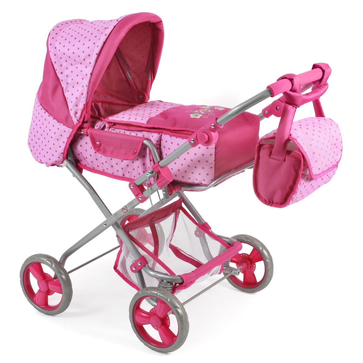Nukuvanker CHIC Bambina roosa/täpiline