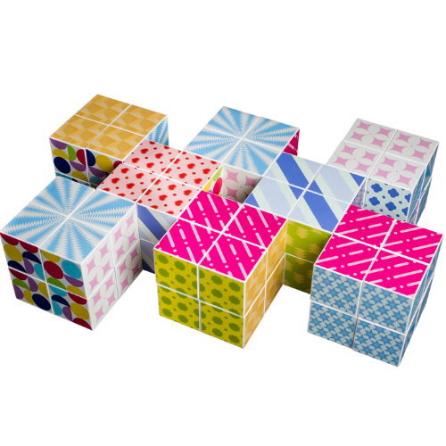 RINGONI Magnetkuubikud mustritega image 2