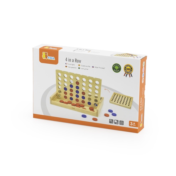 Viga Toys lauamäng Neli nuppu ritta image 4