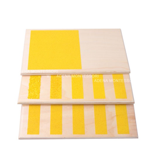 Montessori puutetaju sile-kare tahvlid karbis image 2