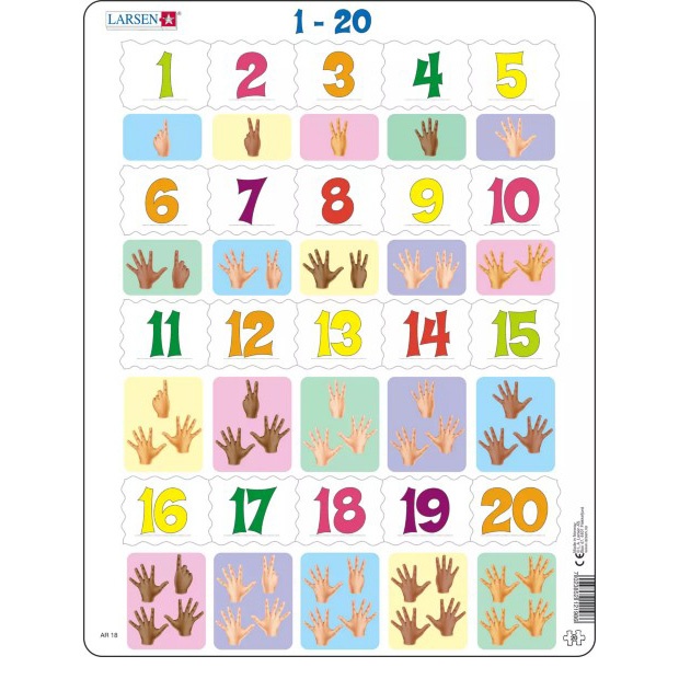 Larsen pusle Matemaatika 1-20 MAXI 