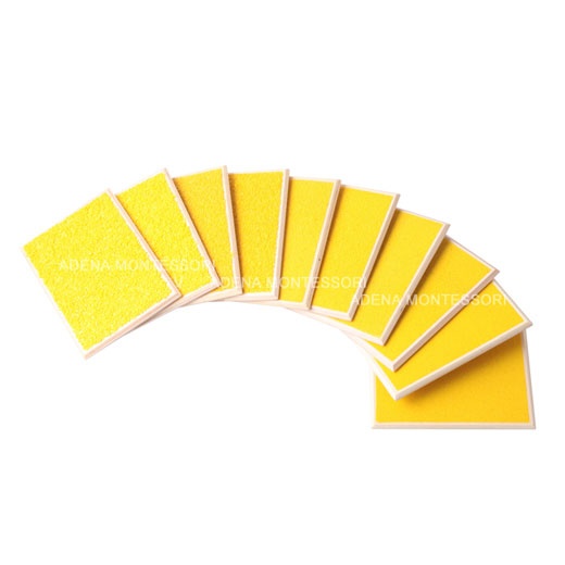 Montessori puutetaju  tahvlite komplekt karbis image 6