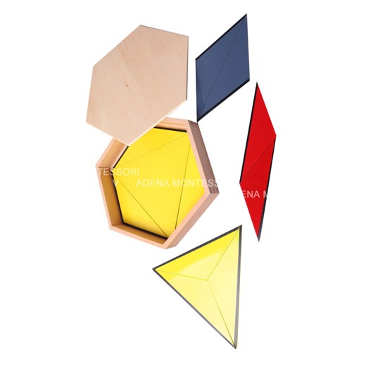 Montessori konstrueerimise komplekt kolmnurkadega image 3