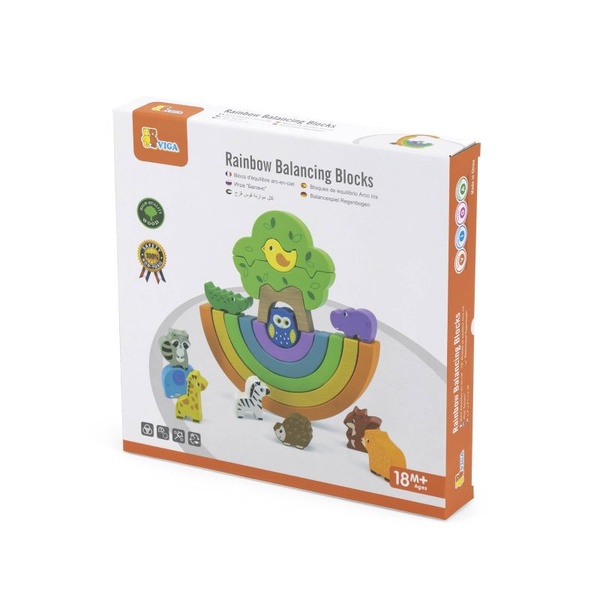 Viga Toys Tasakaalumäng Vikerkaar image 4