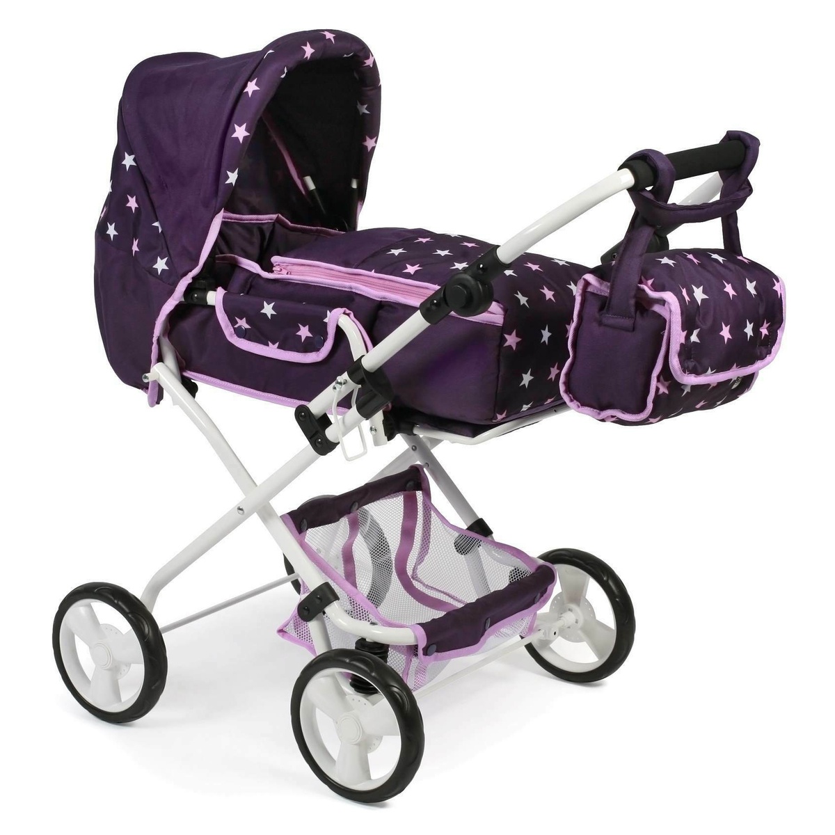 Nukuvanker CHIC Bambina lilla tärnidega