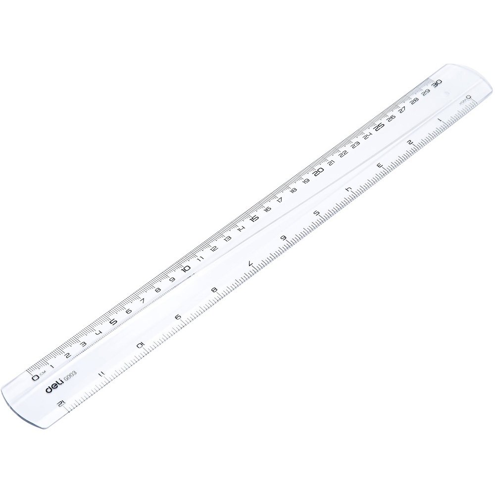 Joonlaud DELI Pioneer 30cm läbipaistev