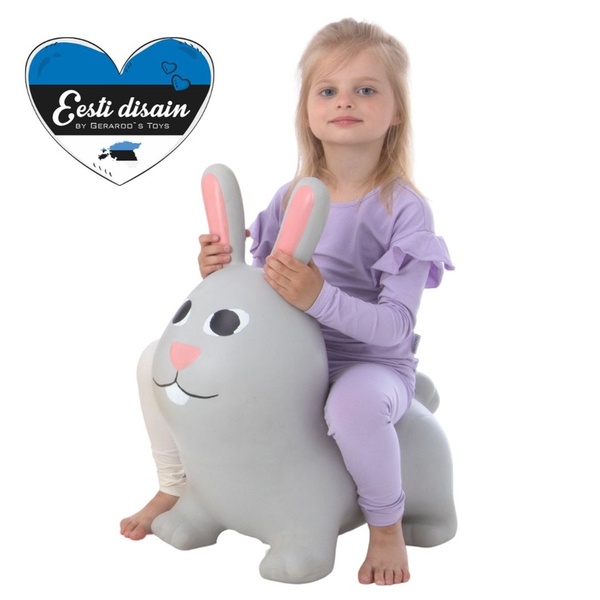 Gerardo's Toys Jumpy hüppeloom Jänes, hall image 3