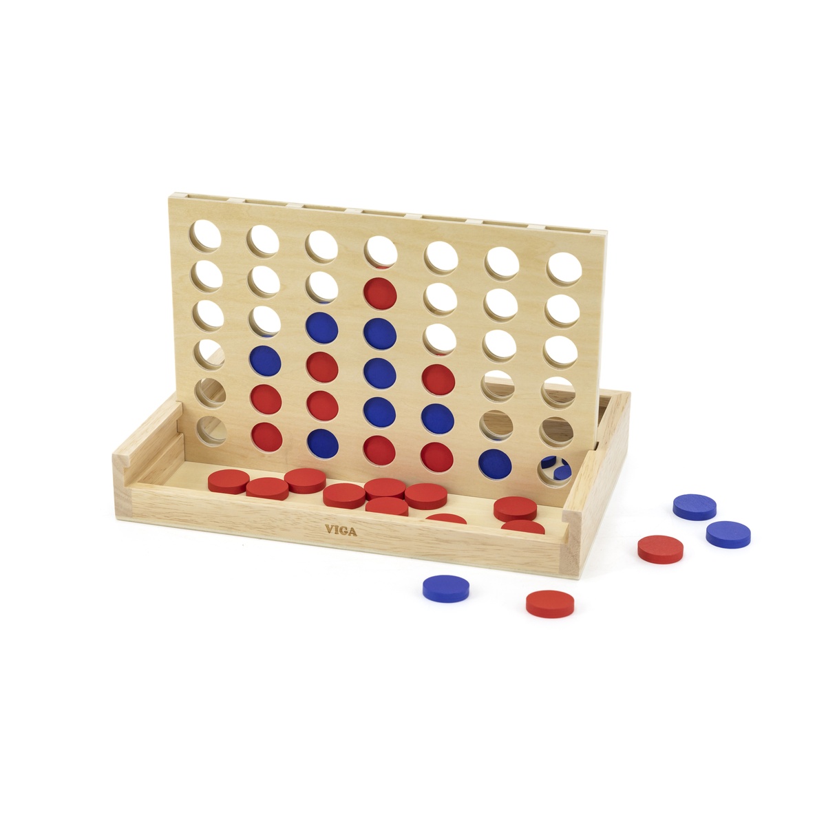 Viga Toys lauamäng Neli nuppu ritta