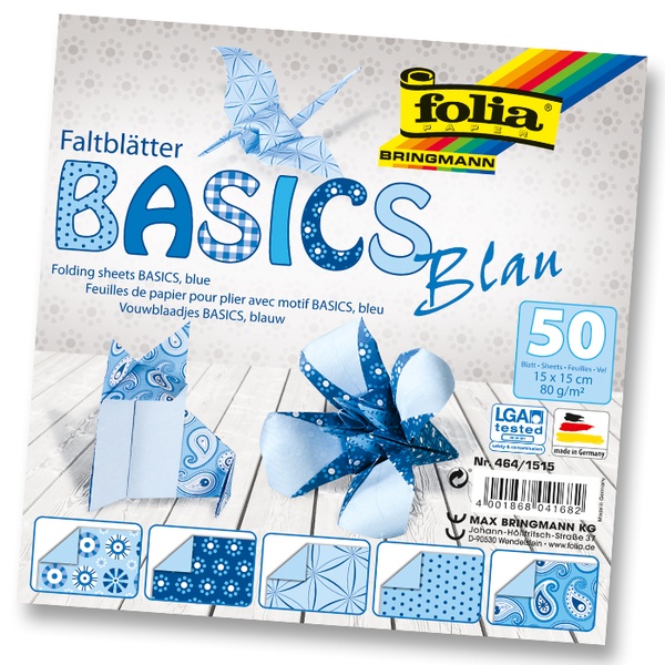 Voltimispaber Basics SININE 15*15cm 50L