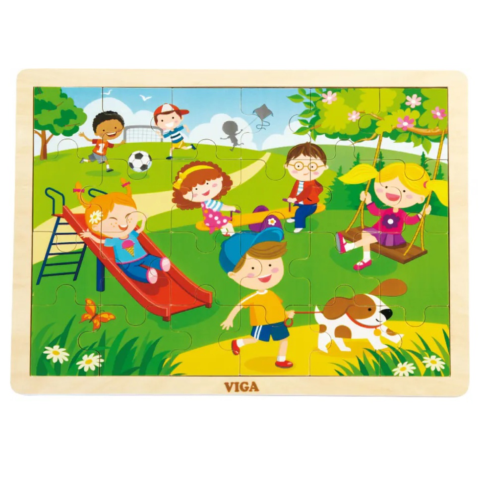 Viga Toys puidust pusle KEVAD