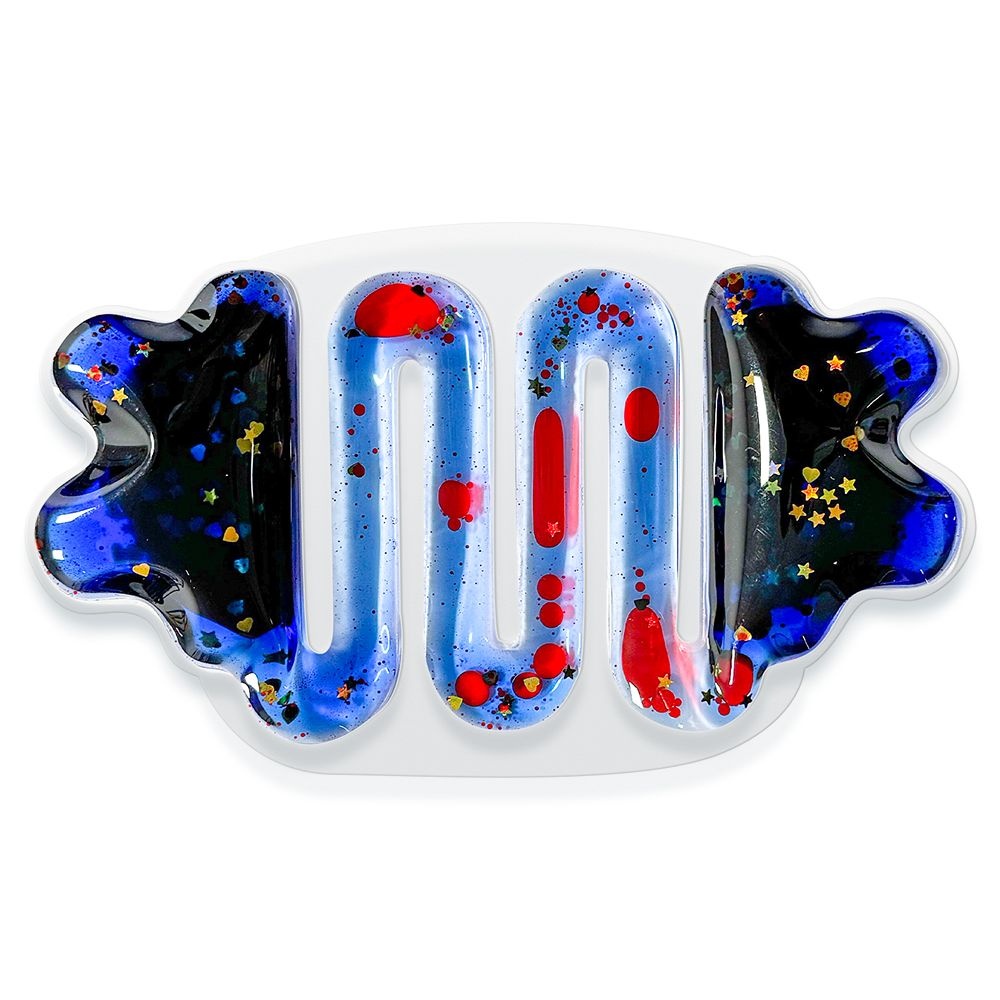 Sensoorne vedelikuga täidetud mänguasi sinine